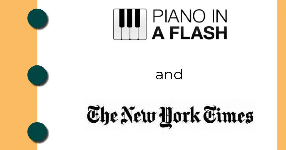 Piano in a Flash mentioned in New York Times